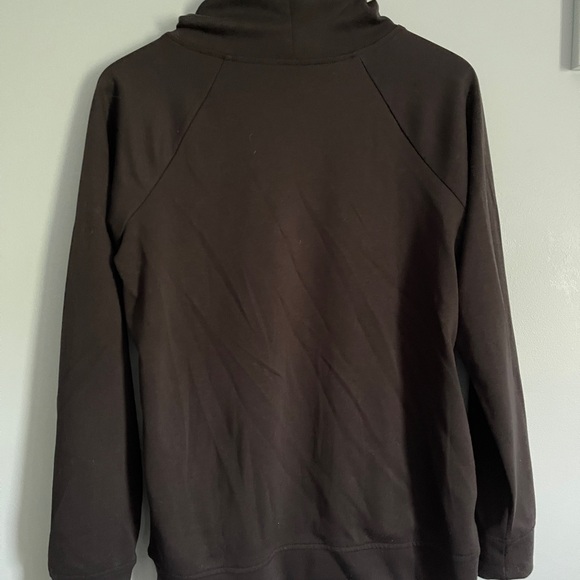 ☘️ W/M Gaiam Cowl Neck Yoga Cooldown Sweatshirt - Picture 2 of 4